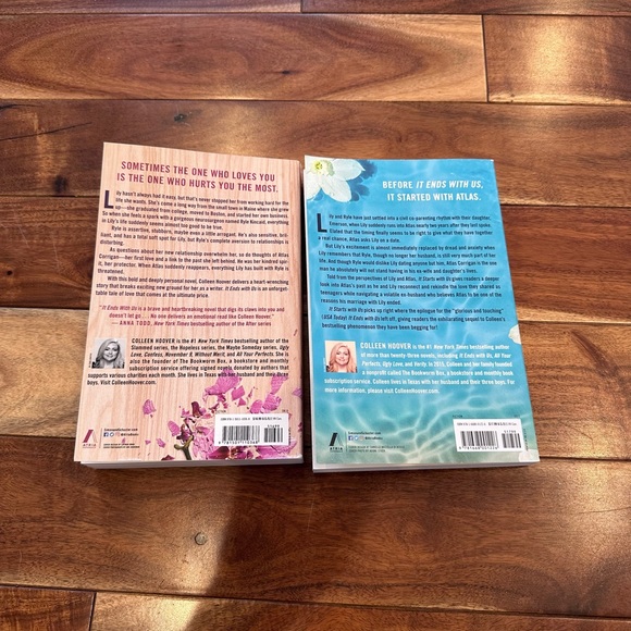 Lot of 2 Colleen Hoover books it ends with us & it starts with us like new - Picture 3 of 3